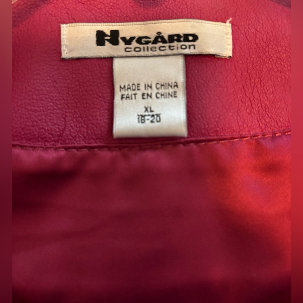 Nygard Collection Raspberry Colored Jacket, Size … - image 2